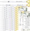 MotiMind 50 Sets Wedding Guest Book Pens Set, White Ballpoint Pens with Gold