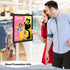 VAIIGO 8.5" 11" 2Pack) x Magnetic Self-Adhesive Display Frame, Double Sided Window Magnetic Sign Holder with Clear PVC