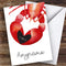 The Card Zoo Lobster I Love You Personalized Valentine's Day Card |Custom Greetings Card Personalized