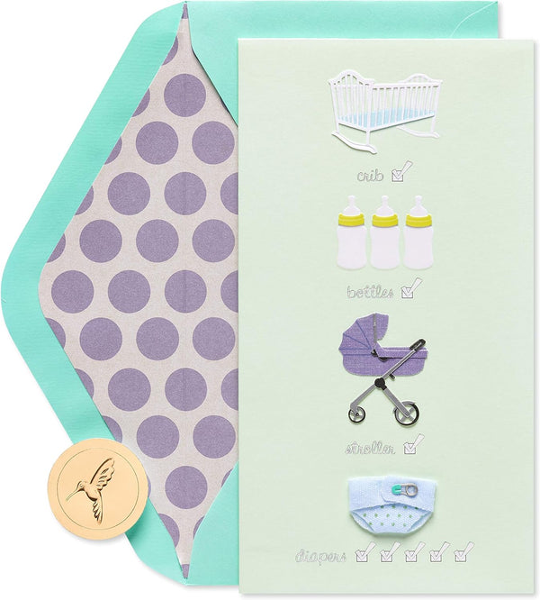 Papyrus Baby Shower Card, Big Changes