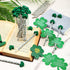St. Patrick's Day Pencils, Shamrock Pencils with Greeting Cards, Green Pencils for Gift Prize Supplies (50 Sets)