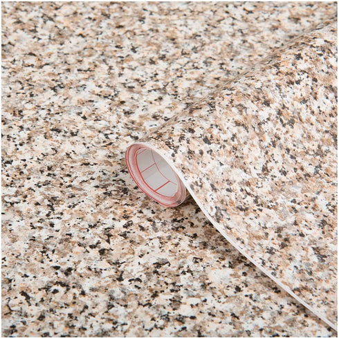 d-c-fix Peel and Stick Contact Paper, Beige Granite Stone Look Self-Adhesive Film for Kitchen, Cabinets 26.5" x 78.7"
