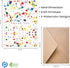 Giftinghouse Multipack 24. 10 15cm. Thank you Cards with Envelopes of Watercolour designs. x Blank Inside for Teachers