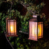 2 Pack Afirst Solar Lantern Outdoor, Hanging Lights Decorative Outdoor Lighting Waterproof Umbrella Lights for Patio