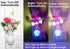 1Pack Sensor,0.5W AUSAYE Plug in LED Night Light Auto Dusk to Dawn Energy Saving Lamp Dream Nightlight Rose Flower