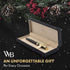 Wordsworth & Black Fountain Pen Set, Medium Nib, Includes 24 Ink Cartridges, Gift Case, Hot Pink