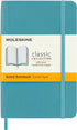 Moleskine Classic Notebook - Soft Cover, Pocket (3.5" x 5.5") Ruled/Lined, Reef Blue, 192 Pages
