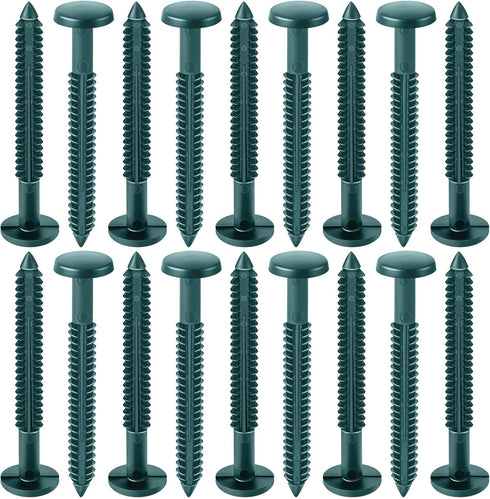 Blulu 18 Pcs 3 Inch Vinyl Shutter Fastener Window Panel Peg Lok Pin