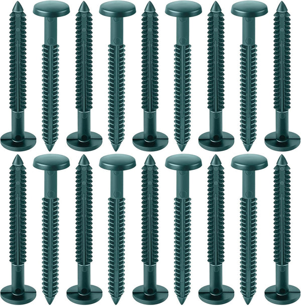 Blulu 18 Pcs 3 Inch Vinyl Shutter Fastener Window Panel Peg Lok Pin