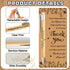 50 Sets gisgfim Employee Appreciation Gift Bulk Inspirational Bamboo Ballpoint Pens with Thank You Greeting Cards