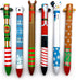 Twice as Nice 2 Color Click Pens - Happy Holiday Set of 6