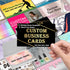 Tredane Custom Business Cards Customized with Logo Photo Text, Personalized Business Cards 1000