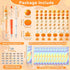 W1cwey 122pcs Autumn-Theme Beadable Ballpoint Pen Set, Set of 12pcs Plastic Beadable Pens, Fall Wood Beads, Crystal Spacer Beads, Resealable Foil Pouch Bag, Pumpkin Maple Ballpoint Pen Gift for Kids by W1cwey