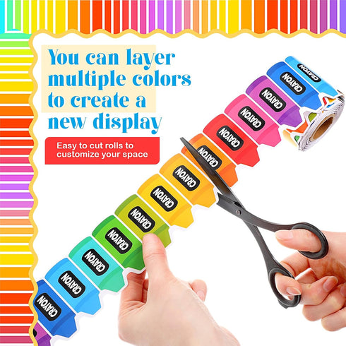 6 196.8 TaoBary Rolls ft Back to School Bulletin Board Borders First Day of School Classroom Borders for Bulletin Board