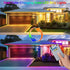 32.8Ft IP68 ZAIYW Dual Color Changing Solar LED Strip Lights Outdoor, Waterproof Strip Lights with Timer Remote