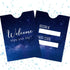 Geyee 500 Pcs Key Card Holder Sleeves - Hotel Key Card Envelope - 2.4 x 3.5 Inch (Dreamy Style) - Enjoy Your Stay