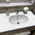 Decoroom Granite Contact Paper, 17.7 in X 118 in Waterproof Self Adhesive White Marble Wallpaper for Kitchen Countertops