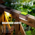 16 Pack, SOLPEX Solar Deck Lights Outdoor Solar Step Lights Waterproof Led Solar lights for Outdoor Stairs, Step