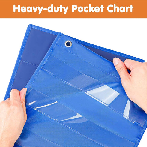 Word Families Pocket Chart, Word Building Center for Kindergarten Preschool Classroom, Phonics Learning Material