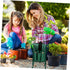 Lurrose Garden Kneeler Tool Bag Side Pouch Heavy Duty Gardening Organizer for Tools Portable Gardening Supplies Storage