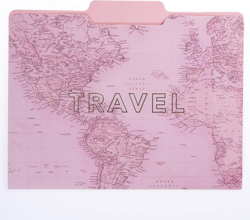 Graphique Travel File Folder Set - 9 Folders with 3 Unique Designs, Each Measures 11.75" x 9.5", Durable Cardstock