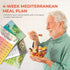 4-Week Mediterranean Diet Meal Plan Heart-Healthy Recipes with Weekly Menu Planner, Grocery Lists & Easy Mediterranean