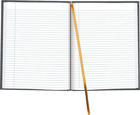 Blueline Executive Journal, Perfect-Bound Hard Cover, 10.75" x 8.5", 150 Ruled Pages, Gray (A10.97)