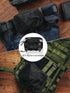 E4.0 TACTICAL GEEK Block EDC Compact Waist Pouch, Utility Pocket Organizer with Elastic Cord, Nylon Dual-Directional