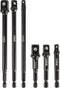 ARES 70382 6-Piece Impact Grade Socket Adapter Set, Turns Drill Driver into High Speed Socket Driver