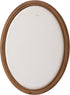 SOFE Oval Framed Linen Bulletin Board, 21 x 17 Inches, Unique Fabric Pin Board for Office Home School with Pins