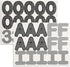 Juvale 144 Count Bulletin Board Alphabet Letters and Numbers