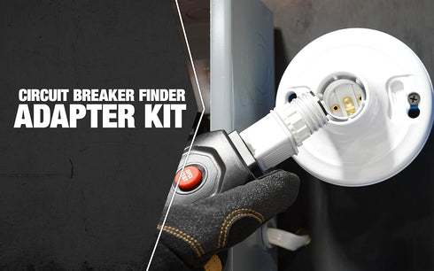 Southwire 58292240 Circuit Breaker Finder Adapter Kit, Includes Alligator Clips and Light Bulb