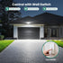 70W 7000LM 4 6500K IP65 LED Flood Lights Outdoor, Switch Controlled Security Lights with Heads, Adjustable Heads
