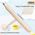 Yexiya Golf Pencils Bulk Half Pencils 2 HB 3.5 Pre Sharpened Hexagonal Yellow Wood Mini Pencils for Kids School Classroom Baby Shower Bridal Wedding Office Supplies(80 Pcs)