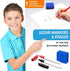 Personal White Boards for Students, 10 Pack of 9x12 Dry Erase Boards for Classroom Use, Double Sided