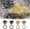 Neyauo 240 Pcs Grommet Tool Kit, 1/4 Inch (3mm Inside) Metal Eyelet Set,