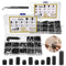 1400 Pcs Set Screw Assortment Kit, 26 Size Metric & SAE, 12.9 Alloy Steel Head Socket Hex Screws, Black Zinc Plated