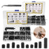 1400 Pcs Set Screw Assortment Kit, 26 Size Metric & SAE, 12.9 Alloy Steel Head Socket Hex Screws, Black Zinc Plated