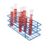 SP Bel-Art Poxygrid Test Tube Rack - For 16-20mm Tubes, 40 Places, Blue