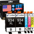 Cartlee 5 Pack Compatible Ink Cartridges for HP 934 935 934XL 935XL for OfficeJet Pro 6830 6230 6835