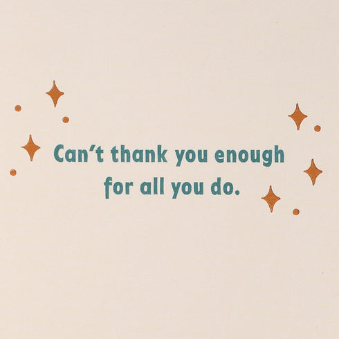 Thank You Card for Coworkers - American Greetings (Can't Thank You Enough)