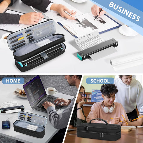 M08F, M832, Yarwo Portable Printer Case Compatible with Phomemo Itari JADENS, Aixiqee, MUNBYN and Most Wireless Thermal