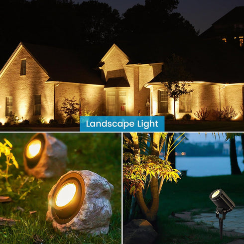MR16 LED Bulb 6 Pack, 12V 5W (50W Halogen Replacement), 2700K Warm White, GU5.3 Bi-Pin Base for Landscape Lighting
