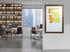 Real Wooden Framed Magnetic Dry Erase Whiteboard, 24" x 36", Vertical/Horizontal Mount, Includes Black Marker, Eraser,