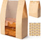 Loegnry 50 Pcs Bread Bags for Homemade Bread - 50% Thicker Sourdough Paper