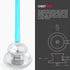 MDF Instruments Acoustica Lightweight Stethoscope, Adult, Dual Head, Pastel Blue Tube, Silver Chestpiece-Headset