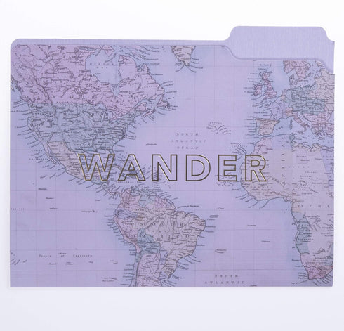 Graphique Travel File Folder Set – Each Folder Measures 11.75" x 9.5", Set Includes 9 Folders with 3 Unique Designs, Durable Triple-Scored Coated Cardstock by Graphique