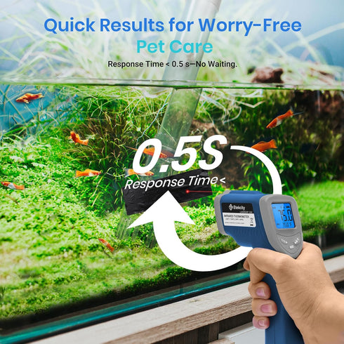 Etekcity Infrared Thermometer 1080, Laser IR Surface Tool for Cooking, Meat, Griddle, Grill, HVAC, -58°F to 1130°F, Blue