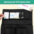 Chair Pockets Black - 12 Pcs, 14 x 13 Inch Chairback Buddy Pocket Classroom Organizer with Name Slot