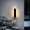 YCMGEAD Outdoor Wall Light Fixtures Modern Long LED Wall Sconce Black Exterior Light